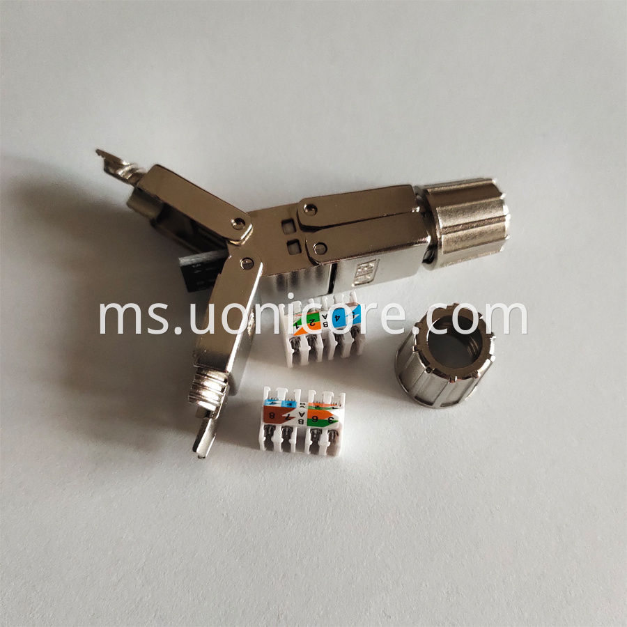 CAT6A STP RJ45 Connector plug